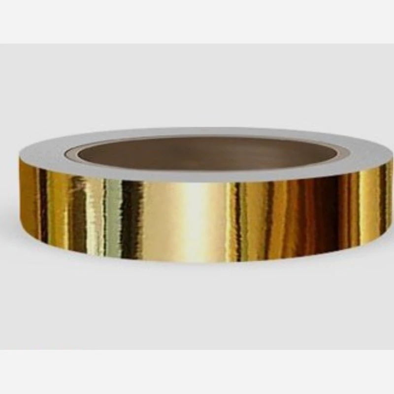 برچسب نواری طلایی براق 2 سانت