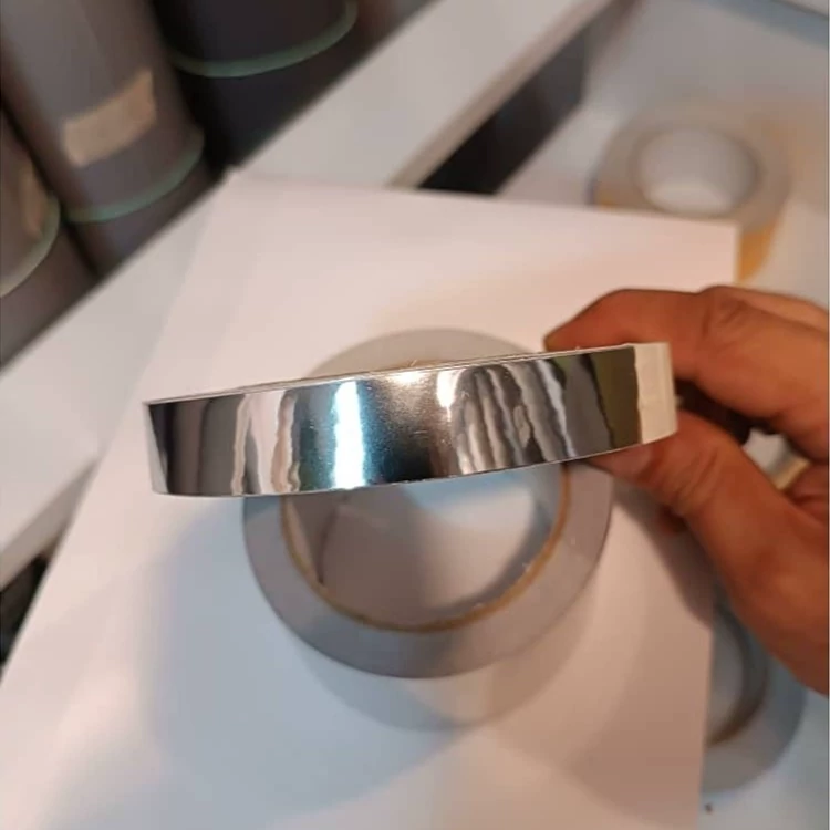 برچسب نواری استیل براق 2 سانت