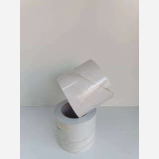 برچسب قرنیز طرح سنگ هایگلاس کرم رگه طلایی عرض 10 سانتی متر کد 3552 رول محصول برند یورو دکور