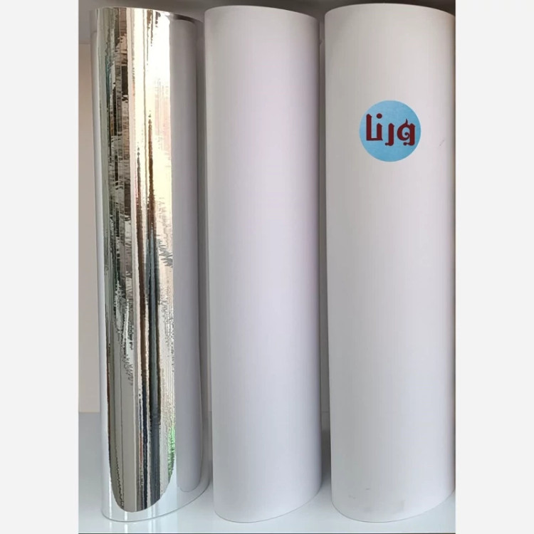 برچسب کابینت_طرح استیل_ نقره ای_براق_برچسب ورنا