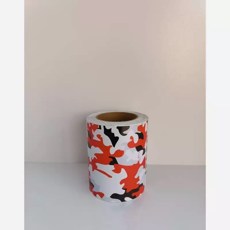 دکوبوردر یا استیکر ارتشی قرمز و مشکی 15 سانتی