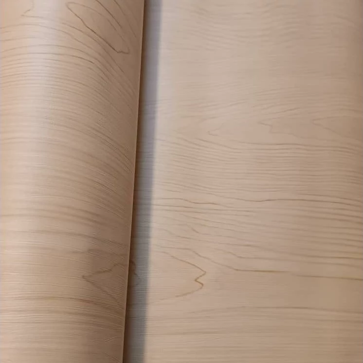 برچسب کابینت برجسته طرح چوب کرم رنگ - 6240