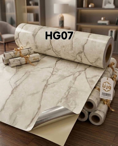 برچسب اقتصادی طرح سنگ سفید با رگه های طوسی پشت استیل کد HG07