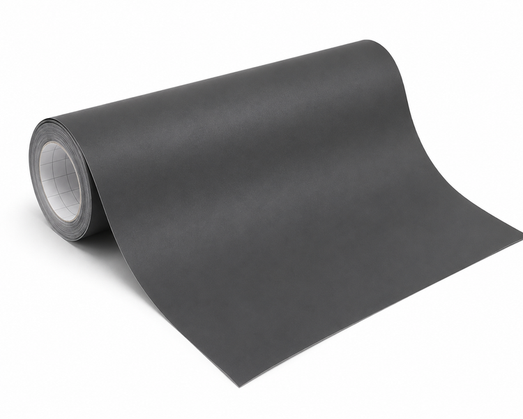 برچسب کابینت مات طوسی ذغالی کد 2073 عرض 60 سانتی متر رول روکش PVC