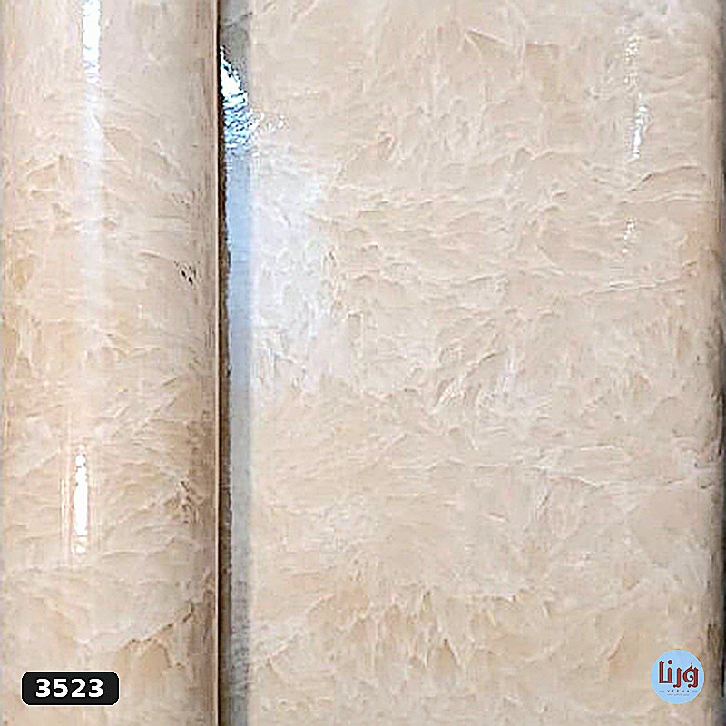 برچسب کابینت طرح سنگ کرم هایگلاس کد 3523 یورودکور