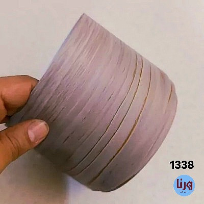 تصویر رول برچسب قرنیزی طرح چوب کد 1338