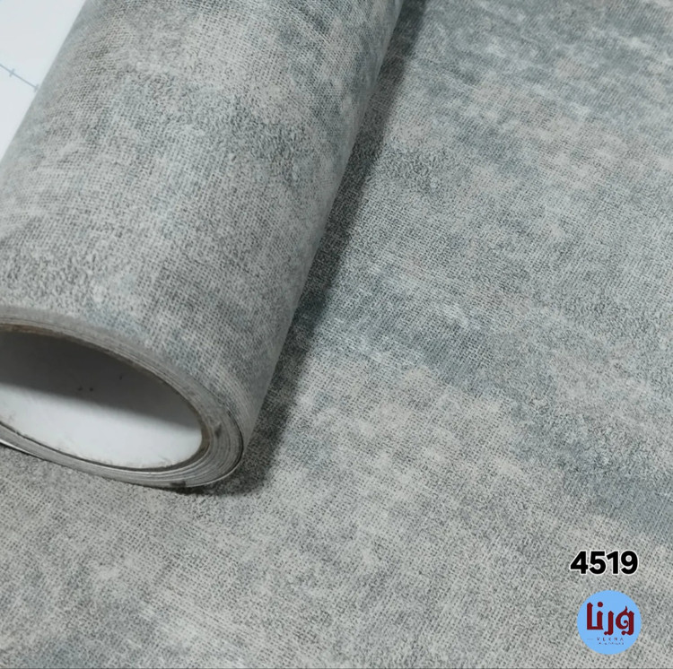 برچسب کابینت و دکوری طرح کنفی طوسی سورمه ای کد 4519 عرض 60 سانت ضد آب