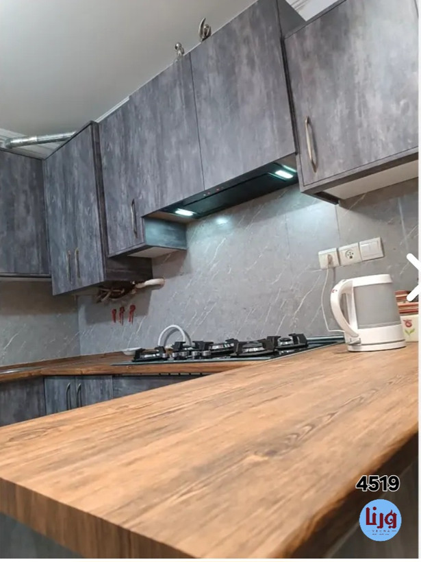 برچسب کابینت و دکوری طرح کنفی طوسی سورمه ای کد 4519 عرض 60 سانت ضد آب