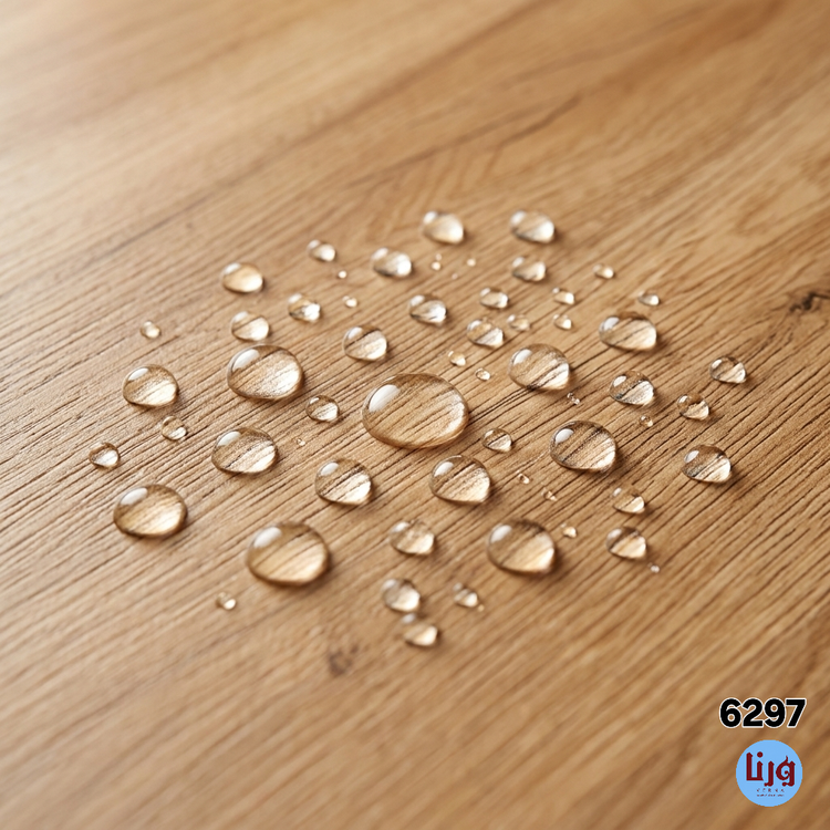 برچسب کابینت طرح چوب کرم نارنجی برجسته ضخیم کد 6297 | عرض 60 سانتیمتر